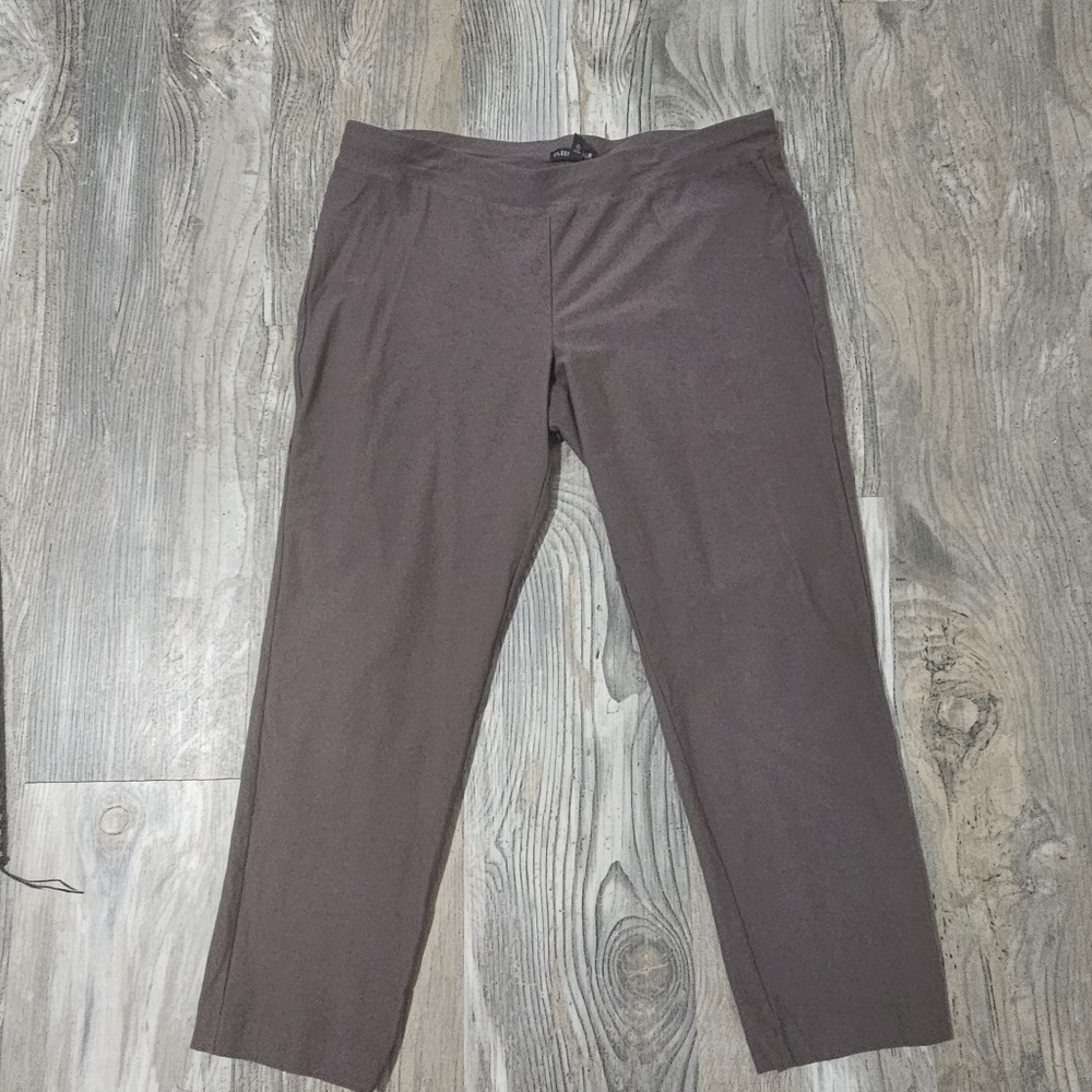 Eileen Fisher pull on cropped pants suze large
